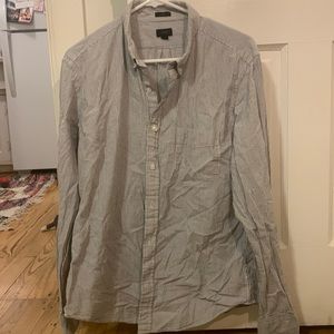 J Crew seersucker button down shirt!